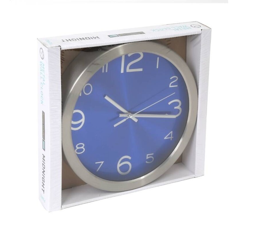 HORLOGE MURALE PLATINET "MIDNIGHT"