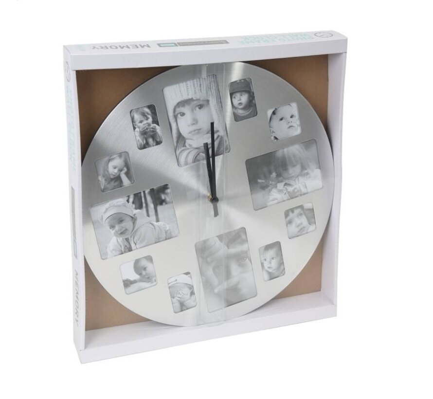 HORLOGE MURALE PLATINET "MEMORY"