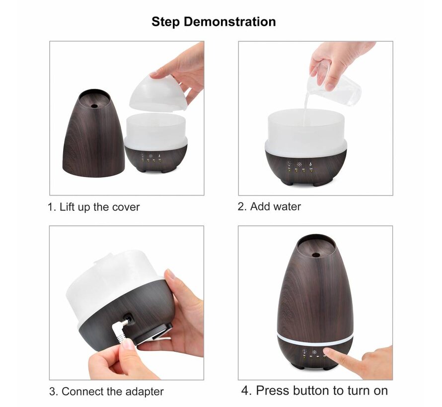 PLATINET AROMA DIFFUSER BROWN WOOD [44611]