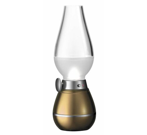 Platinet PLATINET DESK LAMP WITH BLOWING CONTROL+CHARGER GOLD [44609]