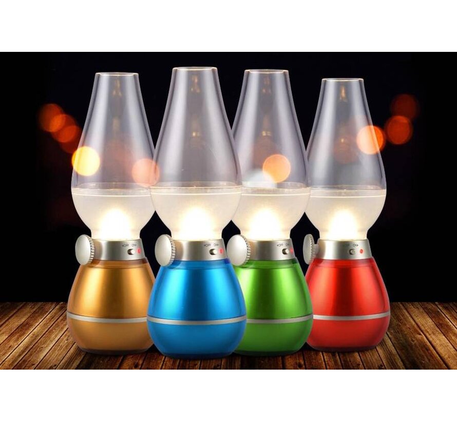 PLATINET DESK LAMP WITH BLOWING CONTROL+CHARGER GOLD [44609]