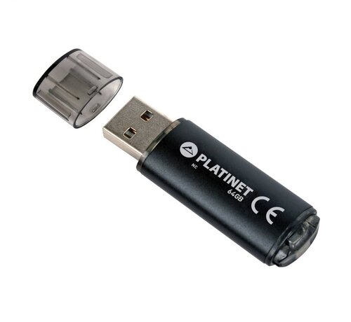 Platinet PLATINET PENDRIVE USB 2.0 X-Depo 64GB Schwarz [42117]