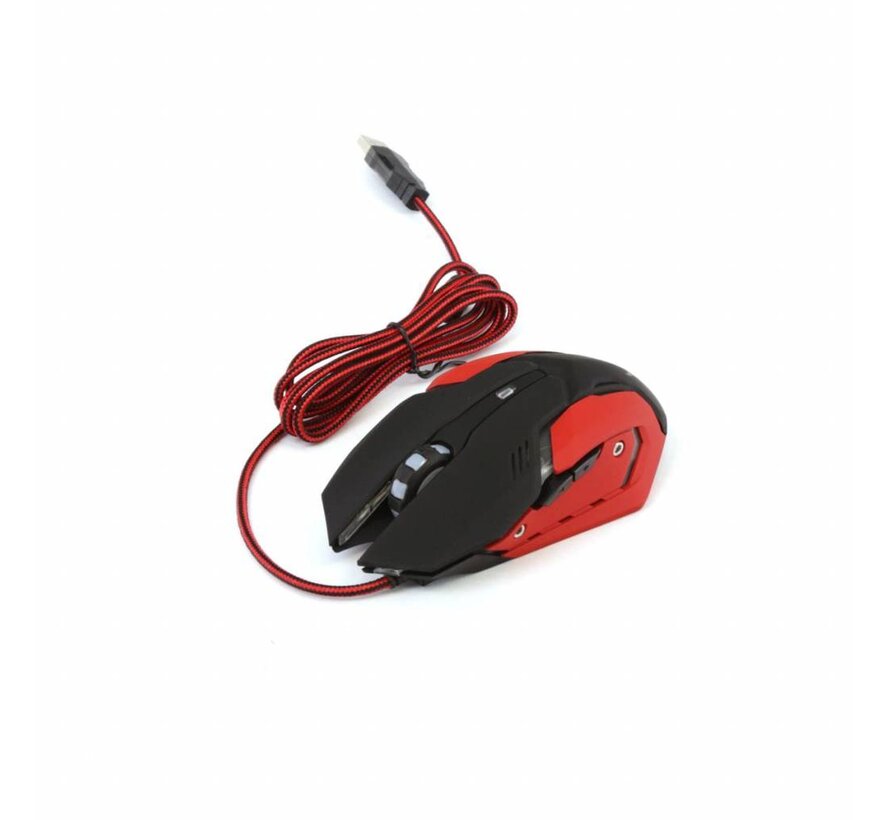 VARR GAMING SET LED MOUSE 800 - 3200 DPI + PAD [44640]