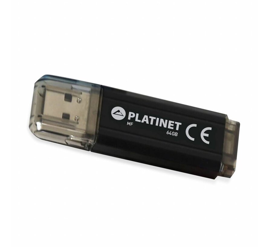 PLATINET PENDRIVE USB 2.0 V-Depo 64GB BLACK [44536]