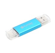 Platinet PLATINET ANDROID PENDRIVE USB 2.0 AX-Depo 32GB + microUSB for tablets BLUE [43195]