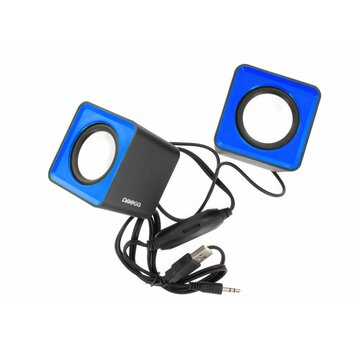 Omega OMEGA SPEAKERS 2.0 OG-01 SURVEYOR 6W BLUE USB [41584]