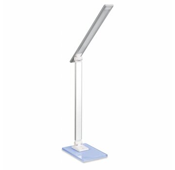Platinet PLATINET SPECIAL LED DESK LAMP 6 with RGB GLASS BASE SILVER [44671]