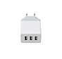 CHARGEUR PLATINET 3xUSB 3A BLANC