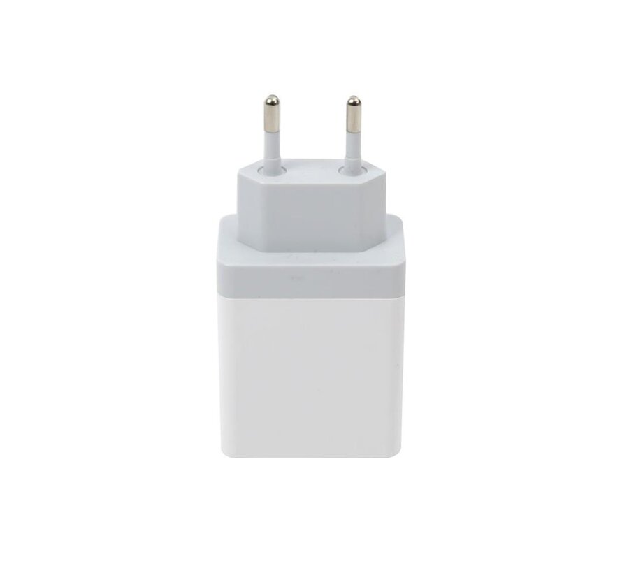 CHARGEUR PLATINET 3xUSB 3A BLANC