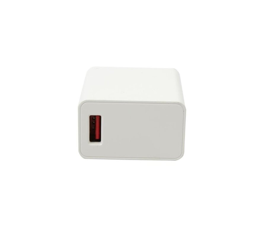 CHARGEUR MURAL PLATINET 1x USB CHARGE RAPIDE 3.0 18W