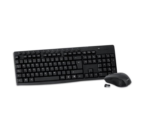 Omega KEYBOARD ES+ MOUSE OMEGA OKM071B M-MEDIA W-LESS SET 2.4GHZ BLACK [44441]