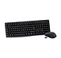 KEYBOARD ES+ MOUSE OMEGA OKM071B M-MEDIA W-LESS SET 2.4GHZ BLACK [44441]