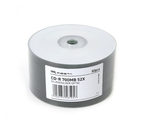Fiesta FIESTA CD-R 700MB 52X SILVER/SILVER SP*50 56595