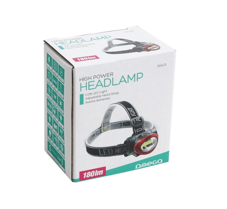 LAMPE FRONTALE OMEGA COB [43828]