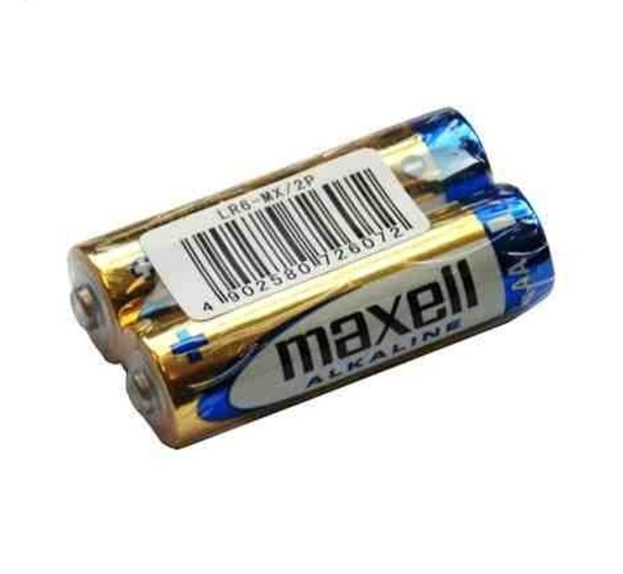 MAXELL BATTERY ALKALINE LR06/AA SHRINK*2  723926.04.CN