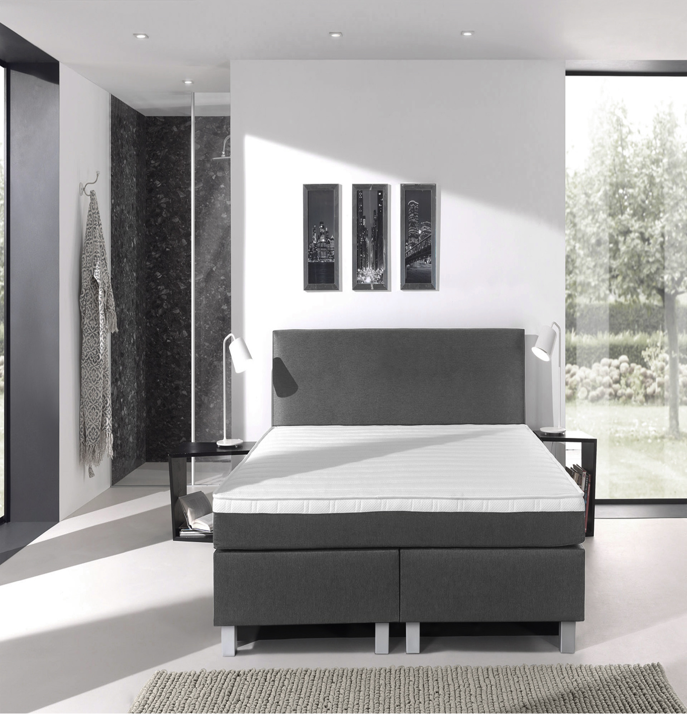 Boxspring Twijfelaar Deluxe 120x200, 140x200