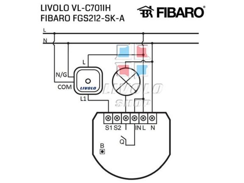 Livolo Design Touch Switch Module Single Pole Suitable For Fibaro 1 Hole Touch Switches Com