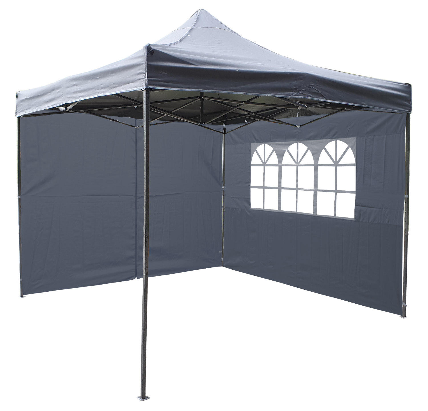 Garden Royal Easy Up Partytent 3x3 donker grijs - PartytentDeal