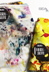 BIKINI TOP BANDEAU + HOSE ZUM BINDEN -  Muster  Collage  &  Lemon garden flower