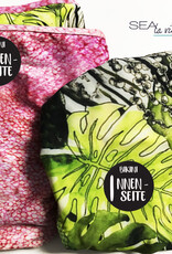 BIKINI TANK TOP + PANT BASIC -  print  pinkfish  &   rain forest