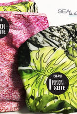 BIKINI TANK TOP -   wendbar für 2 Looks  -  Muster  Pinkfish  &   Rain forest