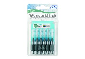 Tepe Interdentale Rager Origineel-1.3 Mm, Grijs (Blister 6 Stuks) - 3 Stuks - Voordeelverpakking