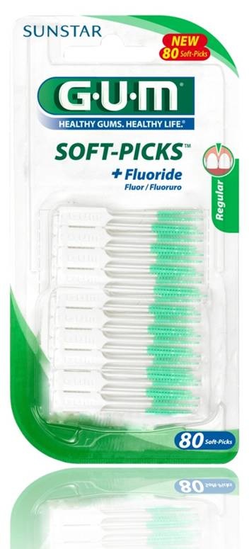 GUM Soft-Picks Regular - 80 Stuks