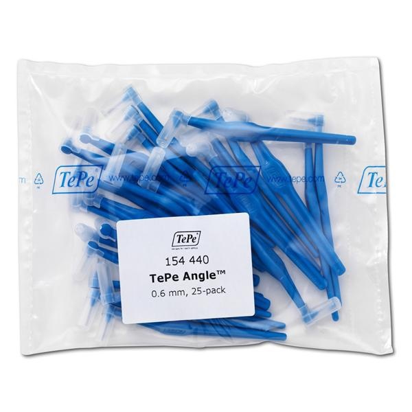 Tepe Angle Blauw 0.6 mm - 3 x 25 stuks - Voordeelverpakking