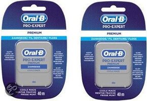 2x Oral-B Flosdraad Pro-Expert Advanced 50 meter