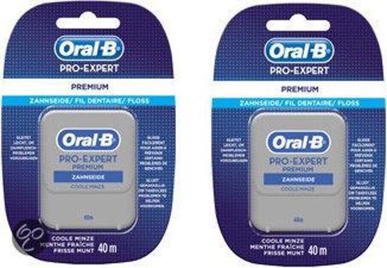 2x Oral-B Flosdraad Pro-Expert Advanced 50 meter