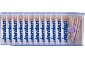 Jordan Dun 2-Zijdig - 12X 100 St - Tandenstoker - Voordeelverpakking