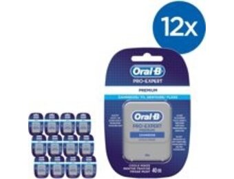 12x Oral-B Flosdraad Pro-Expert Advanced 50 meter