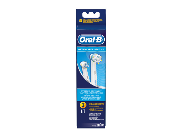 Oral-B Ortho Opzetborstels - 3 Stuks