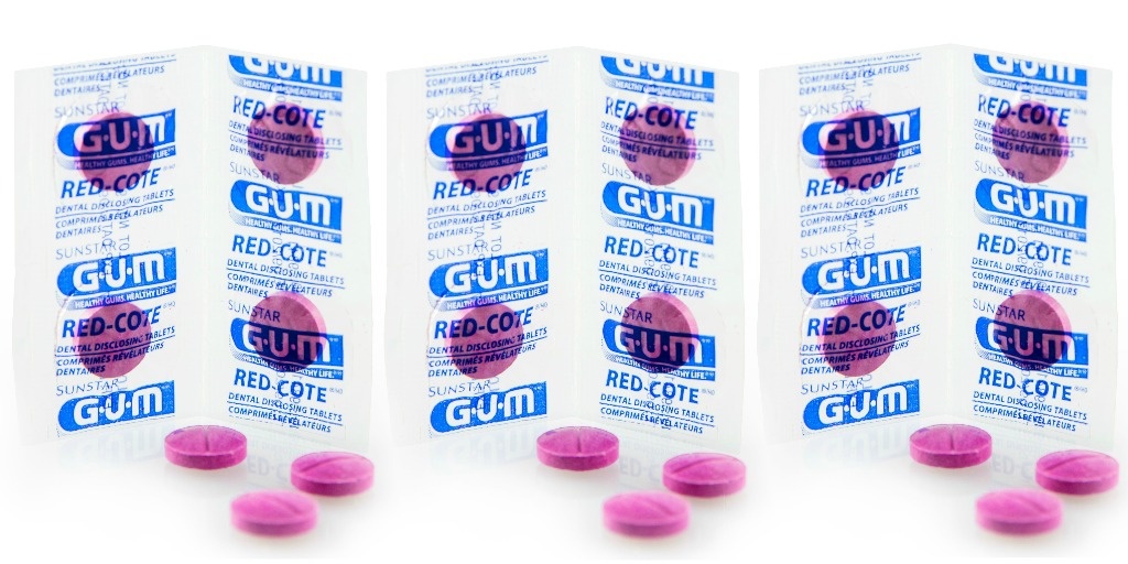 Gum Red-Cote Plakverklikker Tabletten 248 Stuks - Voordeelverpakking