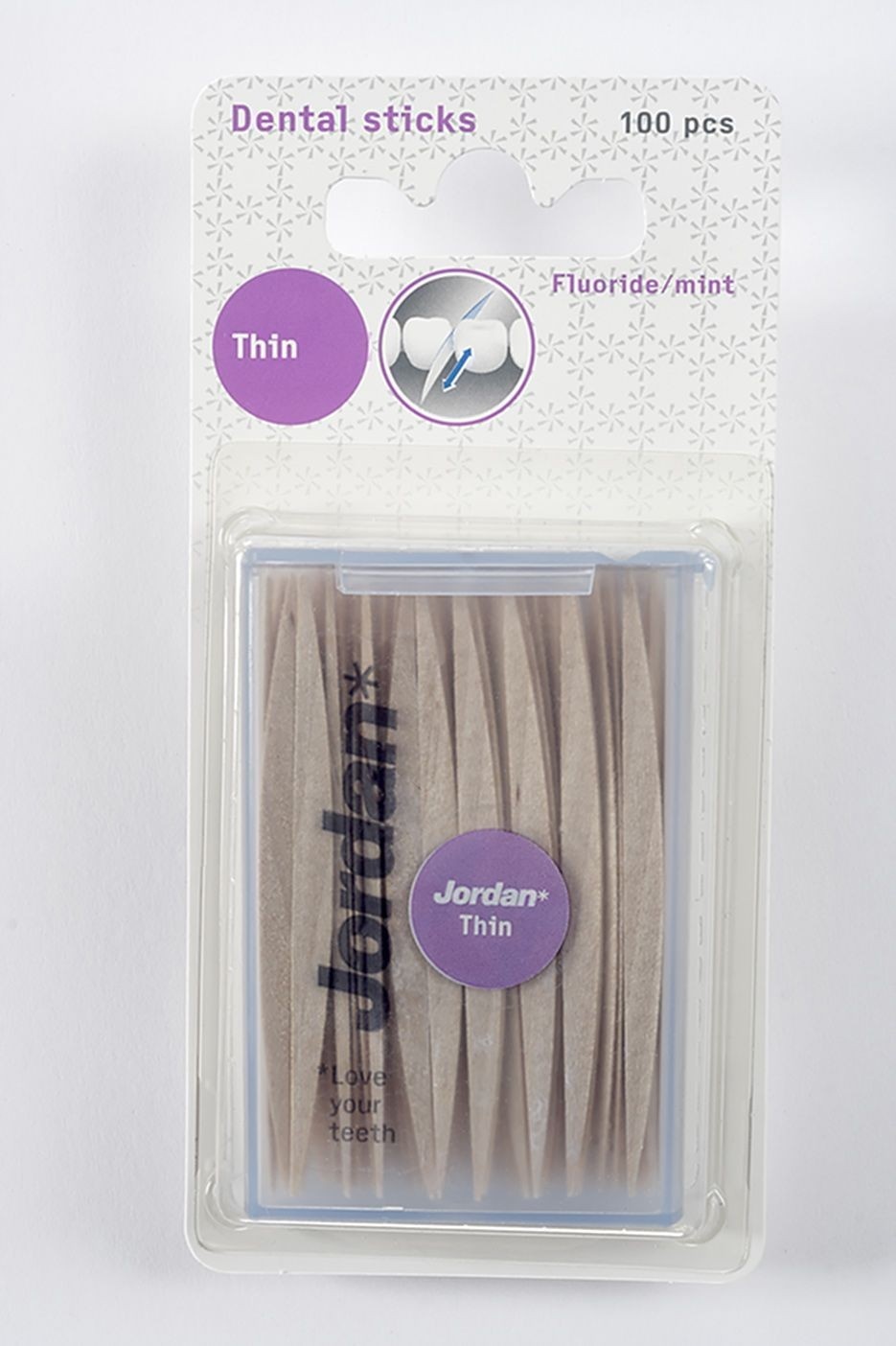 Jordan Dun 2-Zijdig - 2X 100 St - Tandenstoker - Voordeelverpakking