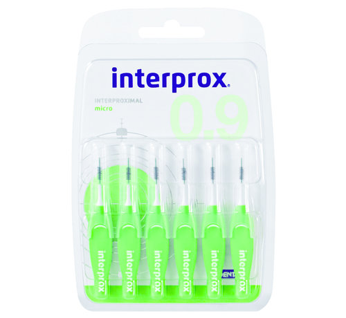 Interprox Interprox Premium Micro - 2.4Mm - Groen  6 stuks