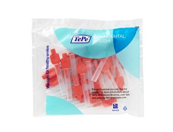 TePe Tandenragers Extra Soft 0.5 mm Lichtrood - 25 stuks