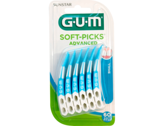 GUM Tandenstokers Soft-Picks Advanced Small | 60 stuks