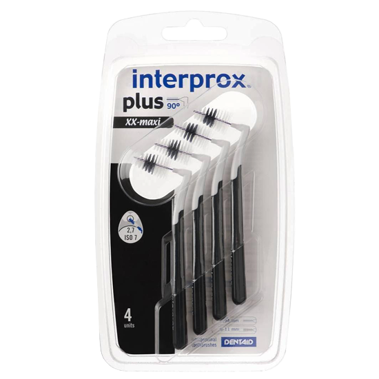 Interprox Plus XX Maxi 6mm-11mm Zwart - 4 stuks