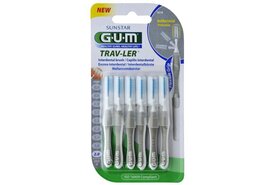 GUM Trav-ler Ragers 2,0 mm Grijs | 6 stuks