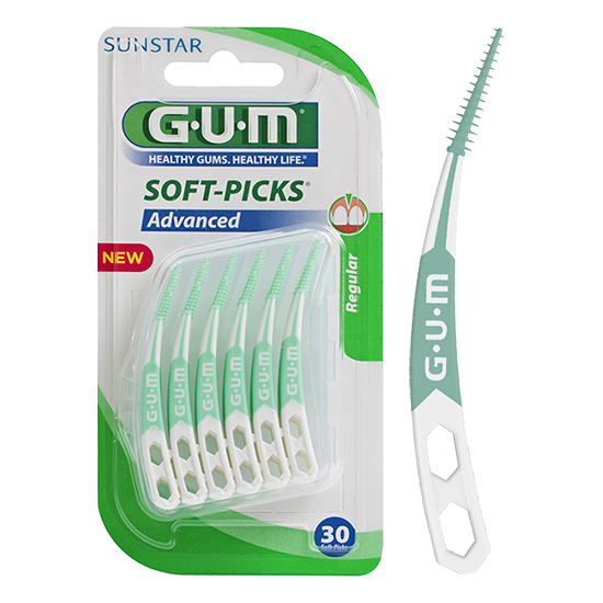 Gum Soft-Picks Advanced Regular/Medium | 30 stuks - Kiesrijk