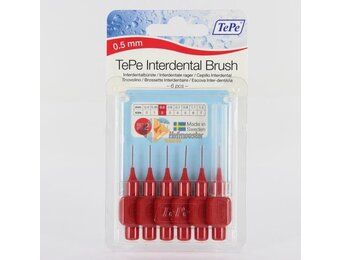 Tepe Interdentale Rager Origineel 0.5 mm Rood - 6 stuks