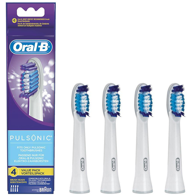 Oral-B Pulsonic Opzetborstels - 4 stuks