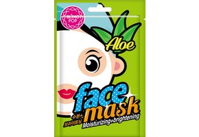 Bling Pop - hydraterend en verfrissend vel gezichtsmasker met aloë vera - aloe moisturizing and brightening sheet face mask