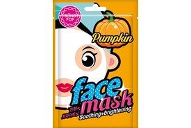 Bling Pop - verzachtend en verfrissend vel gezichtsmasker met pompoen extract - pumpkin soothing and brightening sheet face mask
