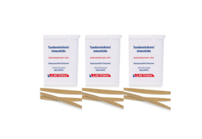 Lactona Intersticks Tandenstokers  | 3 x 100 stuks | Voordeelverpakking