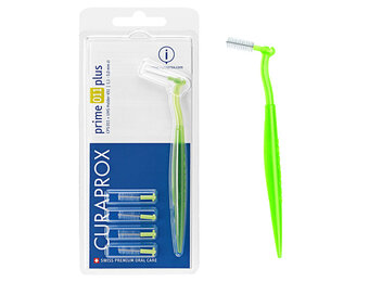 Curaprox Prime Plus 11 met houder - Groen