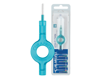 Curaprox Prime Plus Handy 06 met houder - Turquoise