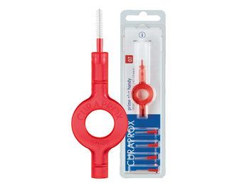 Curaprox Prime Plus Handy 07 met houder - Rood