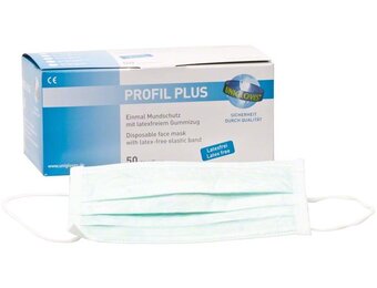 Profil Plus Mondkapjes met elastiek - 50 stuks - Groen - Copy